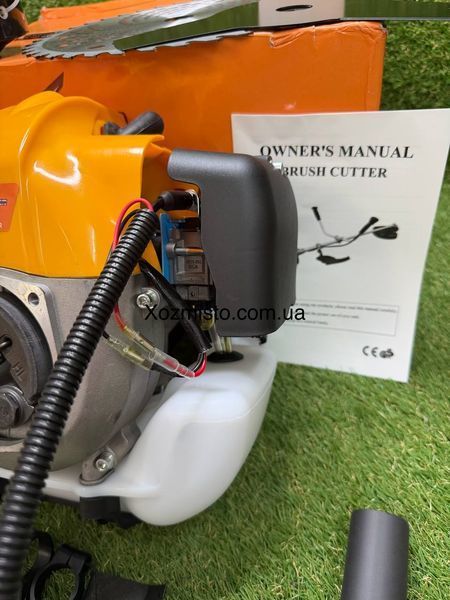 Коса газонна бензинова MaXpawer Germany GS-251 6.5 л. з Professional жовта Extra Power