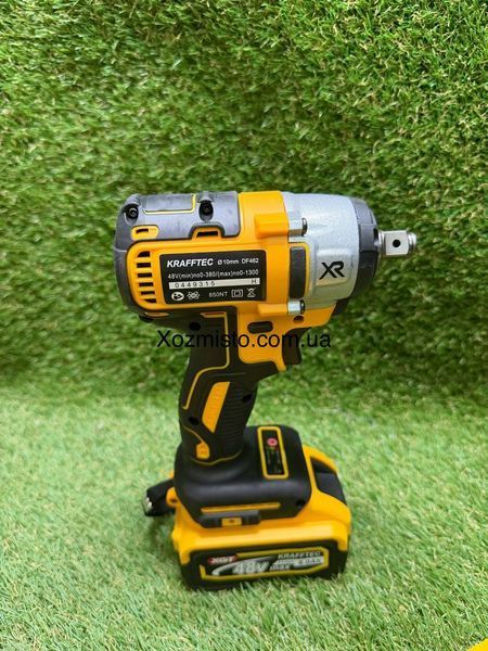 Аккумуляторный гайковерт Krafftec Germany PRO DCF850D2T 850Hm (48V, 8AH). АКБ гайковерт Германия БЕЗ Кейса