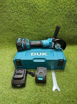 Аккумуляторная болгарка DUK Польша DGA504Z (48V, &Oslash;125 мм). Безщеточная УШМ Польша, угловая шлифмашина, турбинка