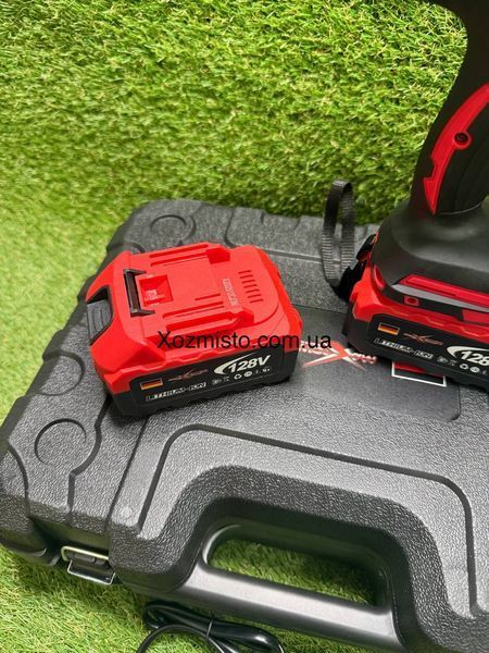 Безщітковий акумуляторний ударний гайковерт MaxPawer Germany  380Hm (128V, 6AH) з набором головок Germany
