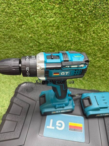 Бесщеточный ударный шуруповерт GT Germany 48V 6Ah DW550 Надежный шуруповерт для дома 95 Нм с набором инструментов