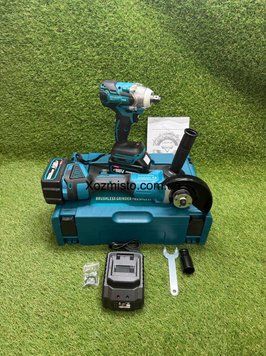 Набор аккумуляторного инструмента Grinder 2 в 1 (88V/5A) ударный гайковерт Grinder DTW 350, болгарка Grinder DGA