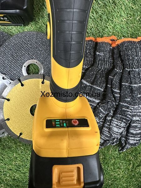 Аккумуляторная болгарка DeWalt DCG413 (48V, 6AH) Бесщеточная угловая шлифмашина 125 мм Деволт