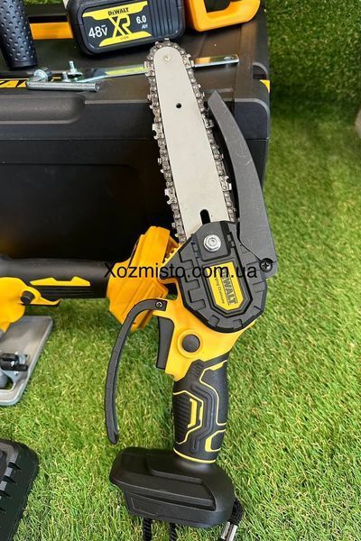 Набор 6в1 АКБ DeWalt 48V (Шуруповерт, Веткорез, Болгарка, Перфоратор, Гайковерт, Циркулярная пила)