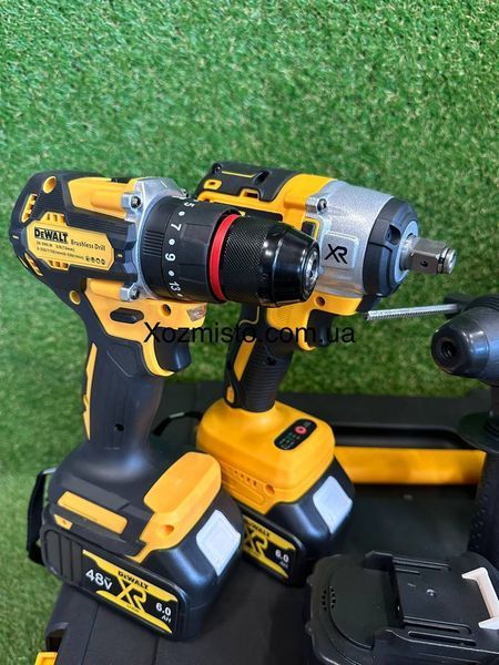 Набор 6в1 АКБ DeWalt 48V (Шуруповерт, Веткорез, Болгарка, Перфоратор, Гайковерт, Циркулярная пила)