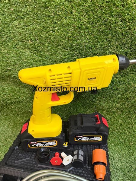 Аккумуляторная бесщеточная мойка DeWalt DCPW640B ( 48V 6Ah 40 бар) Ручная автомойка Девольт