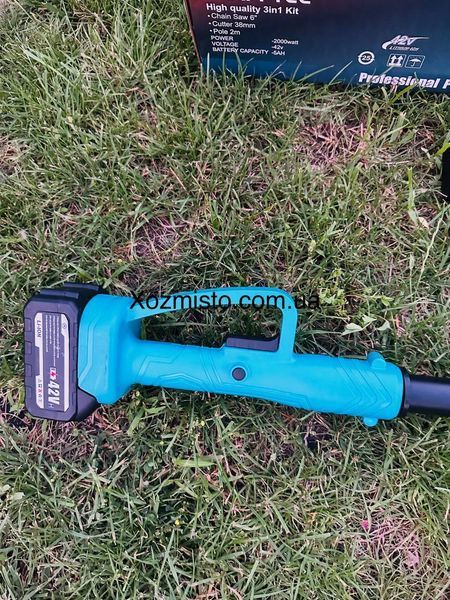 Аккумуляторный набор 3в1 Krafftec Германия 42V/6AP (секатор DUP570 + пила DUC170Z + штанга-монитор 2.7 м)