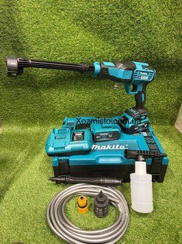 Мощная портативная аккумуляторная мойка высокого давления Makita DXR-911 батарея 48V 6Ah давление до 40bar