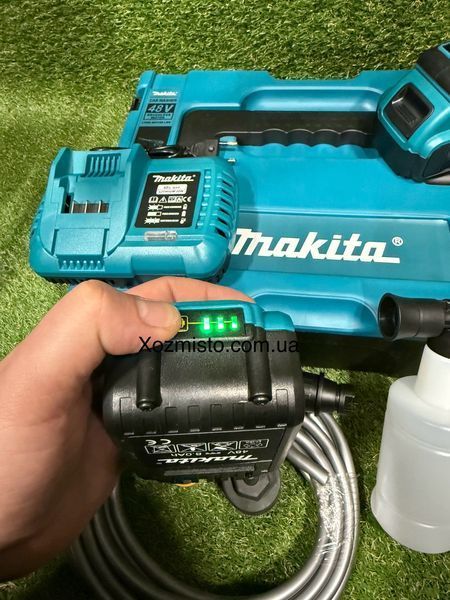 Мощная портативная аккумуляторная мойка высокого давления Makita DXR-911 батарея 48V 6Ah давление до 40bar
