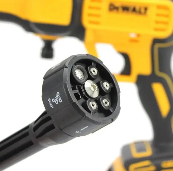 Акумуляторна мийка високого тиску DeWalt DCPW550B 48V 6Ah, бездротова ручна автомобільна мийка в кейсі