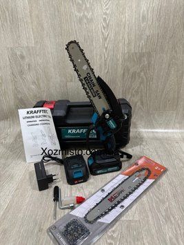 Акумуляторна мініпила Krafftec Німеччина [36 V 4 Ah / 1000 Вт / 2 акумул] з автоматичним мастилом 6 дюймів