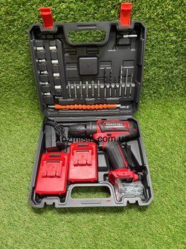 Акумуляторний шурупокрут &mdash; ударний Krafftec Germani 48V/6A GCT220 з набором інструментів і гнучким валом Крафтек у кейсі Німеччина